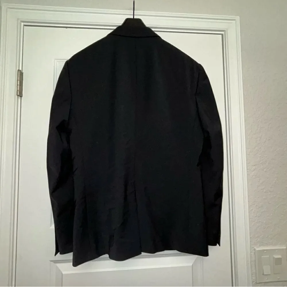 Express Extra Slim Two-Button Long Sleeve Wool Blend Blazer Suit Jacket